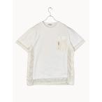 ショッピングdior Dior  Dior × Sacai コラボロゴワッペン 再構築 レイヤード Tシャツ  XL ホワイト