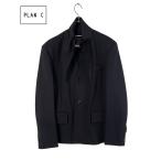 ショッピングスカーフ PLAN C プランシー スカーフドッキングジャケット 未使用 36 ネイビーブラック