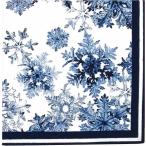 ZARA HOME ザラホーム スペイン ペーパーナプキン Lunch napkins スノーフレーク バラ売り2枚1セット zara42104022999994 デコパージュ ドリパージュ