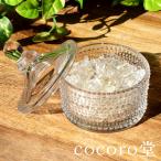 パワーストーン ガラスボール ボンボニエール 浄化用 ガラス容器 天然石 【メール便不可】