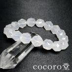 Yahoo! Yahoo!ショッピング(ヤフー ショッピング)パワーストーン ブレスレット ヒマラヤ産 ムーンクォーツ スターカット 約12mm玉 内周：約17cm 天然石