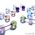 パワーストーン ピアス 天然石 パワーストーンボール ピアス 4種類から選べる 天然石 メール便送料無料