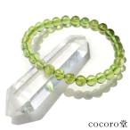 パワーストーン ブレスレット ロシア産 グリーン アンバー 琥珀 約6mm玉 天然石