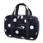 decor PolkaDot 裁縫・ソーイングバッグ polka dot large(twill・black) (学校 ソーイング 小学生 単品)