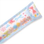 リコーダー袋 フラワービーズとふんわりパステルリボン (ランドセル ものさしケース リコーダー袋 定規入れ)