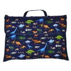 防災頭巾カバー スタンダード 背板幅36cmタイプ 発見!探検!恐竜大陸 ネイビー 背もたれ 座布団 防災ずきん カバー 幼稚園 子供 小学生