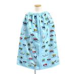 ラップタオル プールタオル 巻き アクセル全開はたらく車 巻きタオル キッズ スイミング プール お昼寝タオル 子供 小学生