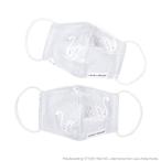 LAURA ASHLEY 子ども マスク 2枚セット 銀イオン抗菌ガーゼ Swans マスク 子供用 高学年 こども 綿 小学生 洗える 幼児 ゆうパケット配送