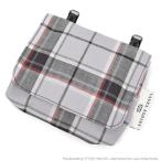 ゆうパケット対応 LAURA ASHLEY ラージタイプ ポケットポーチ Highland check 子供用 ポケットポーチ ハンカチ ティッシュ
