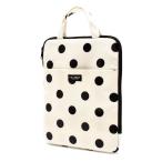 decor PolkaDot タブレット・パソコンケース 11インチ polka dot large twill×white PCケース おしゃれ タブレットパソコンケース