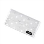 ショッピングマスクケース 抗菌マスクケース ダブルポケット 携帯用 Polka Dot Ribbon 持ち運び 携帯 収納 マスクポーチ マスク入れ 子供 小学生