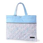 レッスンバッグ キルティング (ループ付き)  撥水タイプ フローラルオアシス