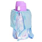 水筒カバー スモールタイプ 撥水・軽量タイプ ムーンライトバタフライ 子供 肩掛け 水筒ケース ボトルカバー