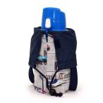 水筒カバー スモールタイプ 撥水・軽量タイプ 新幹線と鉄道ワールド・グレー