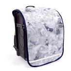 ランドセルカバー 撥水・軽量タイプ 反射材(リフレクター)付き クジラと航海日誌