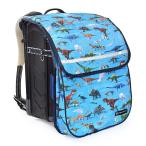 ランドセルカバー 撥水・軽量タイプ 反射材 リフレクター ・収納ポケット付き 恐竜ワールド 汚れにくい 反射 収納 小学校 女の子