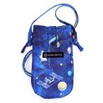 スマホショルダー 撥水・軽量タイプ 未来の惑星探査と宇宙船 サコッシュ スマホ ケース ストラップ 首掛け 首かけ 肩掛け