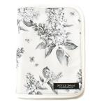 ショッピング母子手帳ケース 母子手帳ケース ファスナータイプ ライラック モノクローム ゆうパケット配送