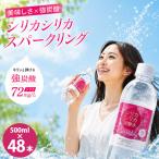 炭酸水 シリカシリカ スパークリング 500ml×48本 (24本×2ケース) (送料無料) 強炭酸水 ダイエット 運動 美容 シリカ水 シリカスパークリング 天然水