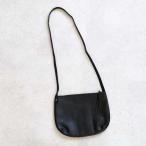 ショルダーバッグ  ポシェット レディース レザー 牛革 シンプル ブラック コンパクト クラスカ CLASKA Pochette Hippo noir