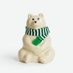シロクマ貯金箱 北欧 フィンランド マフラー Polar Bear Money Box（with muffler 2023）
