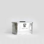 アルミコンテナ 収納 ボックス 29L フタ アウトドア ALPOS アルポス ALUMINUM CONTAINER WITH LID (シルバー) XSサイズ