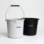 バケツ ミリタリー ガレージ 収納 ラウンド アウトドア グレー ブラック おしゃれ 10L ソー THOR Round Bucket DC 10L