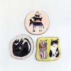 ショッピングチェアマット チェアパッド 椅子マット 座面マット ネコ 猫 低反発 ふわふわ 画家 Atelier KOTETSU アトリエコテツ