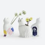 フラワーベース 花瓶 花器 陶器 ネコ 猫  ひがし ちか ボックス入り ギフト zen to ゼント  I AM JIKINEKO フラワーベース