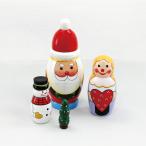  Рождество Xmas украшение Santa Claus солнечный ta украшение matoryo- олень ti tail Detail Nord SANTACRYOSHKA