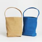 テンベア シングルトート トートバッグ スエード 牛革 A4 TEMBEA SINGLE TOTE SUEDE ベージュ ブルー