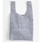 Yahoo! Yahoo!ショッピング(ヤフー ショッピング)エコバッグ BAGGU 正規品 BIG BAGGU 収納ポーチ 大きめ 折りたたみ ショッピングバッグ バグゥ ビッグバグゥ ホワイトxネイビー