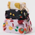 Yahoo! Yahoo!ショッピング(ヤフー ショッピング)トラベルポーチ BAGGU 3D ZIP 3点セット ジッパー付き 旅行用収納ポーチ バッグインバッグ バグゥ ポーチ3点セット フローラ