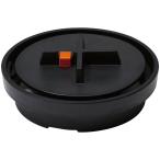 蚊取り線香入れ ideaco Kayari Manhole おしゃれ 不燃ガラスファイバーシート付き 蚊遣り 蚊やり器 イデアコ マットブラック