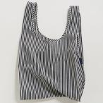 Yahoo! Yahoo!ショッピング(ヤフー ショッピング)エコバッグ BAGGU 正規品 STANDARD BAGGU レジ袋 コンパクト 折りたたみ ショッピングバッグ バグゥ ストライプ ブラックｘホワイト