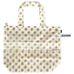 Yahoo! Yahoo!ショッピング(ヤフー ショッピング)エコバッグ ルートート SN.フリンクパターン-A 軽量 ポータブル A4サイズ収納 肩掛け 折りたたみ ショッピングバッグ ROOTOTE ドッツ ベージュ