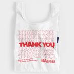 エコバッグ BAGGU 正規品 BABY BAGGU x THANK YOU 日本限定 15周年記念モデル バグゥ ホワイト レッド