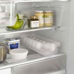 冷蔵庫ケース 正規品 TOWER タワー 冷蔵庫中卵ケース 卵ケース たまごケース スタッキング 冷蔵庫トレー 山崎実業 ホワイト