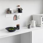 ウォールシェルフ 正規品 tower タワー マグネットが付くウォールラックW50 石こうボード壁対応 浮かせる収納 壁付け 棚 壁掛け 山崎実業 ホワイト