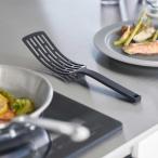 フライ返し tower タワー シリコーンハンドルロングターナー そのまま置ける 引っ掛け 食洗機対応 ターナー 山崎実業 正規品 1502 ブラック