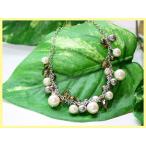 Yahoo! Yahoo!ショッピング(ヤフー ショッピング)（20110720） アクセサリー　ブレスレット パール＆スワロフスキー イエロー　10027482