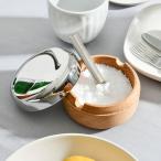 ショッピングジョージジェンセン ジョージジェンセン ソルトジャー 塩入れ アルフレド Georg Jensen ALFREDO スプーン付 ステンレス 木 おしゃれ 送料無料