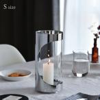ショッピングジョージジェンセン ジョージジェンセン ハリケーン キャンドルホルダー 22cm Sサイズ クローム コントゥア Georg Jensen CHROME CONTOURS 送料無料