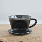 カリタ コーヒードリッパー 波佐見焼 砂岩 1~2人用 SG101 黒 Kalita HASAMI
