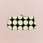 Yahoo! Yahoo!ショッピング(ヤフー ショッピング)セール40％OFF マリメッコ がま口ポーチ キヴェット ブラック×ライトイエロー marimekko KIVET Silmalasi Kukkaro