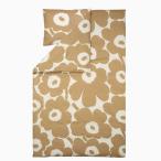 マリメッコ ウニッコ デュベカバー 掛け布団カバー (コットンヘンプ) 150×210cm ベージュ×コットン marimekko UNIKKO