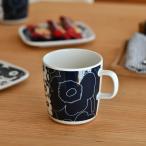 マリメッコ マグカップ 400ml ウニッコ コラーシ ダークブルー×ホワイト marimekko Unikko Kollaasi ダークネイビー 大きめ おしゃれ 人気