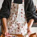 マリメッコ 日本限定 エプロン ミニ ウニッコ ライトグレー×ピンク marimekko Mini Unikko ライトグレー×バーガンディ フリーサイズ くすみカラー 送料無料
