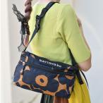 ショッピングマリメッコ マリメッコ 日本限定 ショルダーバッグ S ウニッコ ネイビー×ブラウン marimekko Neat Crossbody Unikko S ブラウン×ダークブルー おしゃれ NeatBag 送料無料