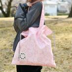 ショッピング巾着 マリメッコ 巾着型 トートバッグ メトカ ミニ ウニッコ キオスキ ライトピンク×ライトピンク marimekko kioski Metka Mini Unikko Onni bag オンニ 送料無料